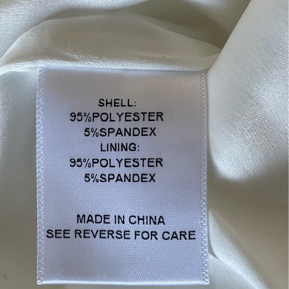 Lucy Paris White Embellished Blazer Dress Bridal Engagement Cocktail S - Picture 13 of 13